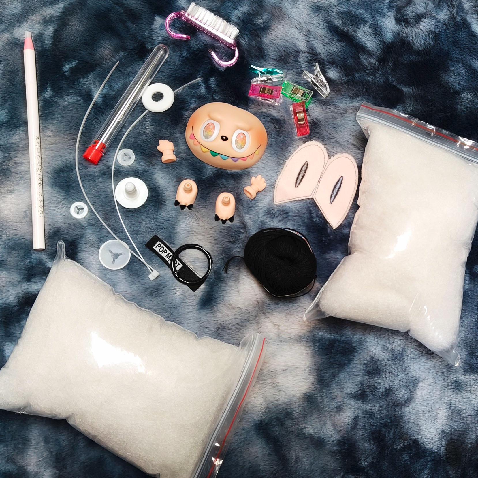 Labubu The Monster 3.0 'The Id' DIY Resin Craft Kit - Complete Starter Set w/ Handmade Mold, Resin, Paints & Tools (Fan Art Inspired)