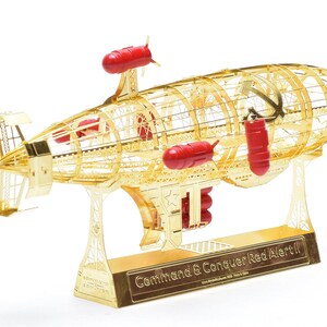 Airship，game peripheral，red alert，educational toys，full internal model，PE Detail Model，Kirov Airship，pc Games，Jigsaw Puzzles，model kit，model airplane kit，etching model kit，etch kits