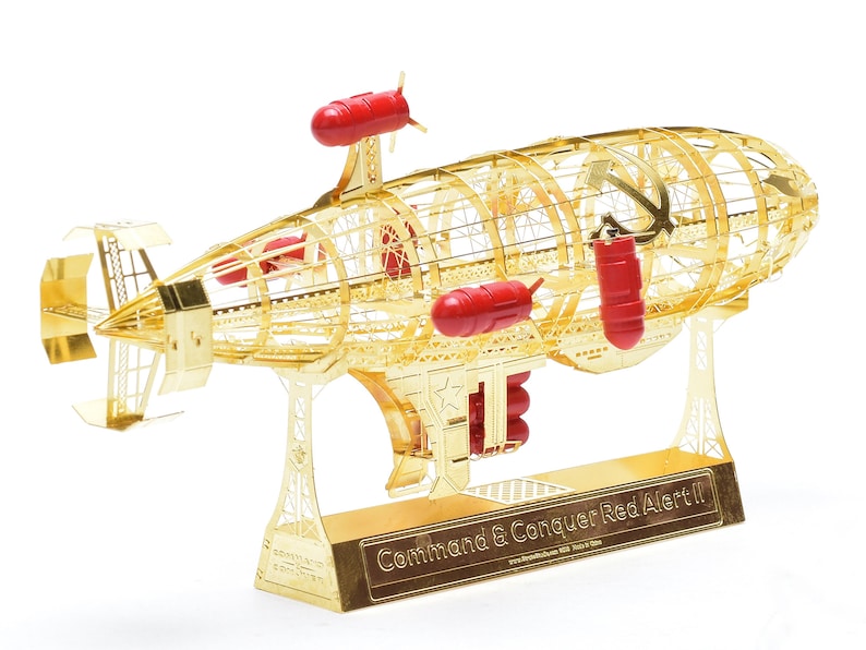 Airship，game peripheral，red alert，educational toys，full internal model，PE Detail Model，Kirov Airship，pc Games，Jigsaw Puzzles，model kit，model airplane kit，etching model kit，etch kits