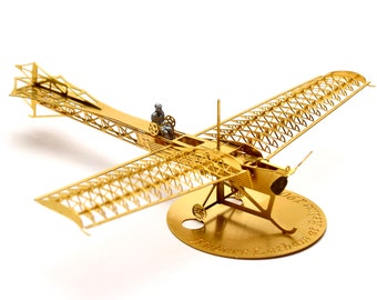 Model airplane3d metal puzzle toy1/160 Scale Antoinette 1909 Micro Brass PE Detail Model kit/3D puzzle Gift New