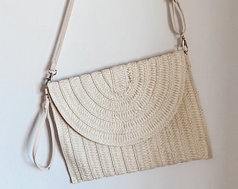 Rattan Clutch | Boho Clutch | Rattan Geldbörse | Rattan Tasche | Boho Tasche | Clutch | Boho Geschenke | Rattan Geschenke