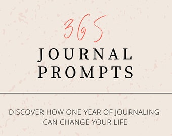 Journal Prompts | 365 Day Journal Prompts | Shadow Work Journal Prompts | Self Healing Prompts