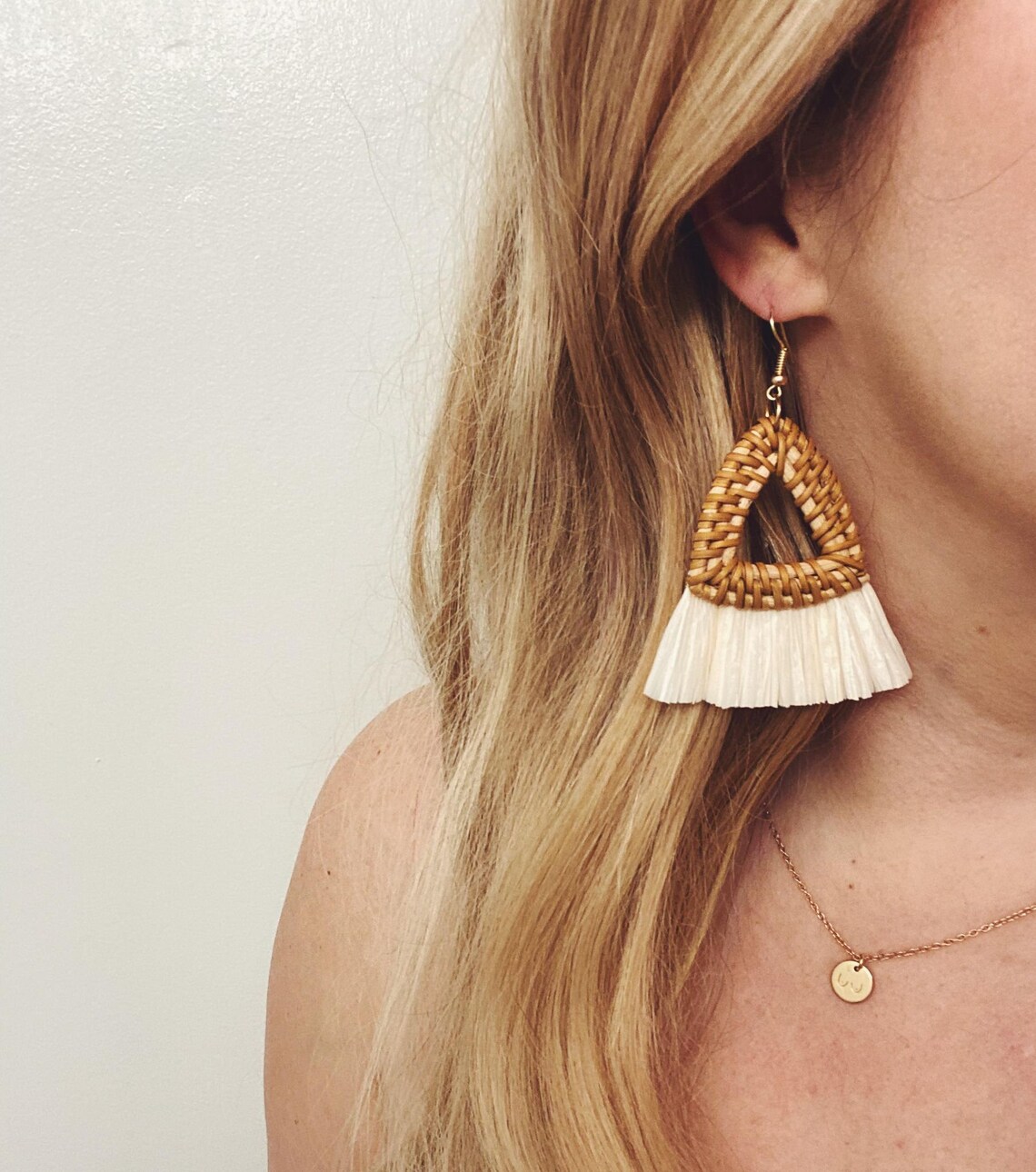Tribal Boho Style Tribal Boho Ohrringe Aus Holz – Fake Ohrstöpsel