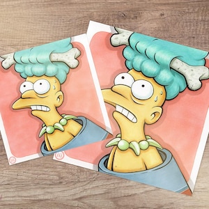 Sideshow Mel The Simpsons Fan Art Print
