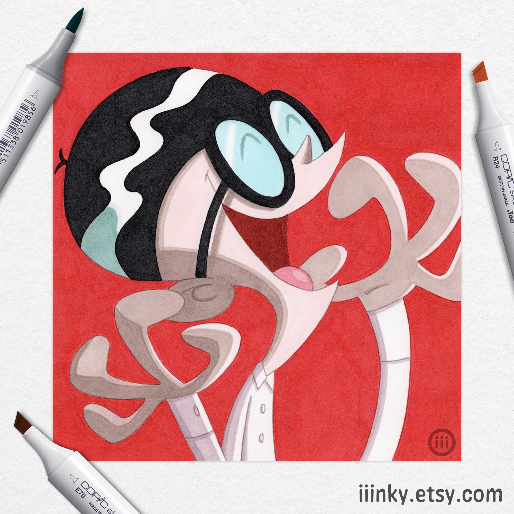 Mandark Dexter's Laboratory Cartoon Network Fan Art by Etsy