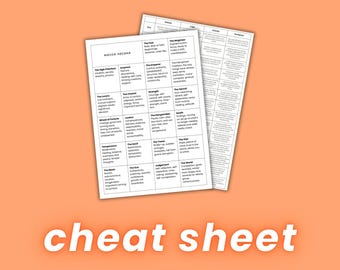 Tarot Karte Bedeutung Spickzettel