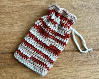 Handgemachte häkeln Tarot Tasche: Kordel Beutel aus Acryl