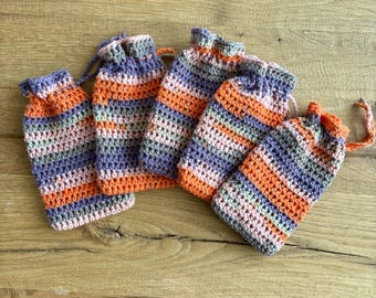 Handgemachte häkeln Tarot Tasche: Kordel Beutel aus Acryl