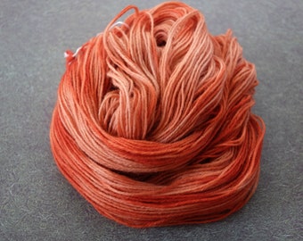 Plant Dyed Wool Yarn - Eva-Colorway - Dk Wensleydale and  BFL Blend , Non Superwash Wool!
