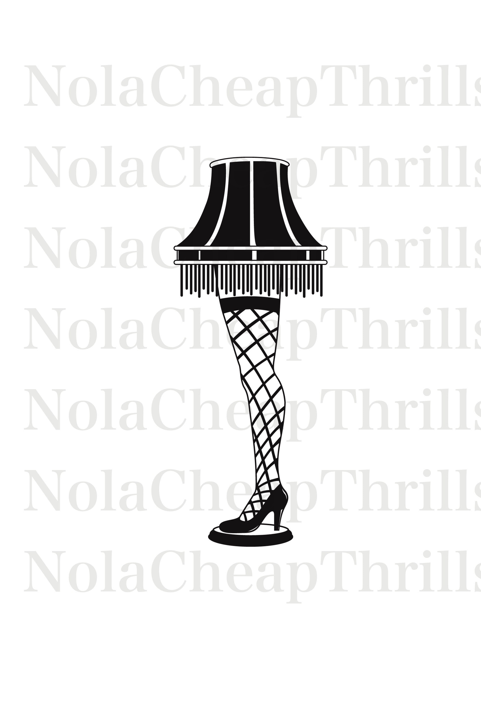 Christmas Leg Lamp SVG PNG Digital Download - Etsy Canada