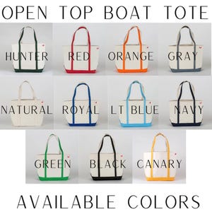 Embroidered Boat Bag, Custom Tote Bag, Personalized Ironic Boat Bag, Monogram Canvas Tote Bag, Preppy Monogram Tote, Premium Classic Tote image 4
