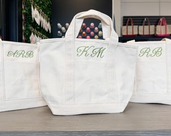 Personalized Mini Canvas Tote