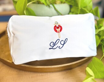Icon Nylon Pouch With Initials, Choose from 3 Sizes