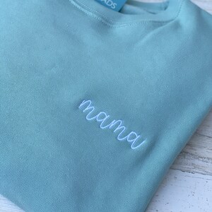 Custom Embroidered Sweatshirt Multiple Font Choices, Bella Canvas ...