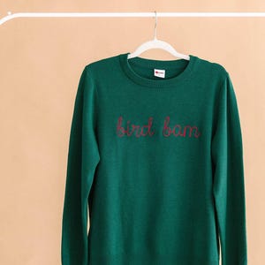 Personalized Mahjong Chain Stitch Sweater