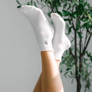 Calcetines personalizados, calcetines bordados