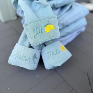Icon Button Up Shirt With Personalized Cuff Detail, Shirts for Bridal Party, Mini Monogram Coastal Oxford
