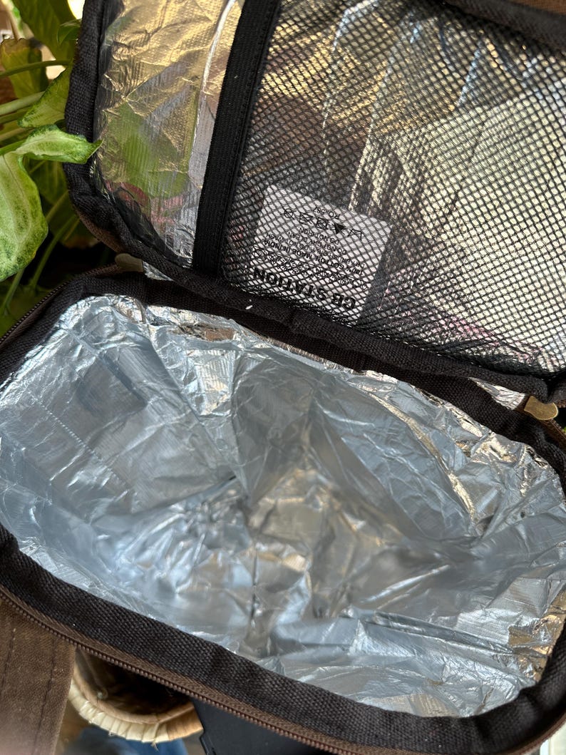 Waxed Canvas Drink Cooler, Insulated Golf Cooler, Soft Pack Cooler, Fathers Day, Groomsmen Gifts, Beer Lovers Caddy, Mens Lunch Minimalist image 9