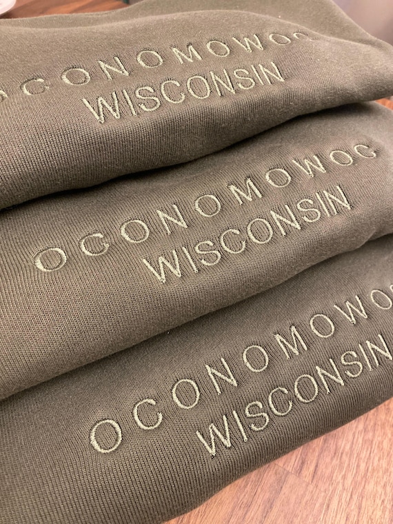 Custom Embroidered Sweatshirt | Multiple Font Choices, Bella Canvas Monogram Sweatshirt | Crewneck Pullover | Personalized Sweatshirt