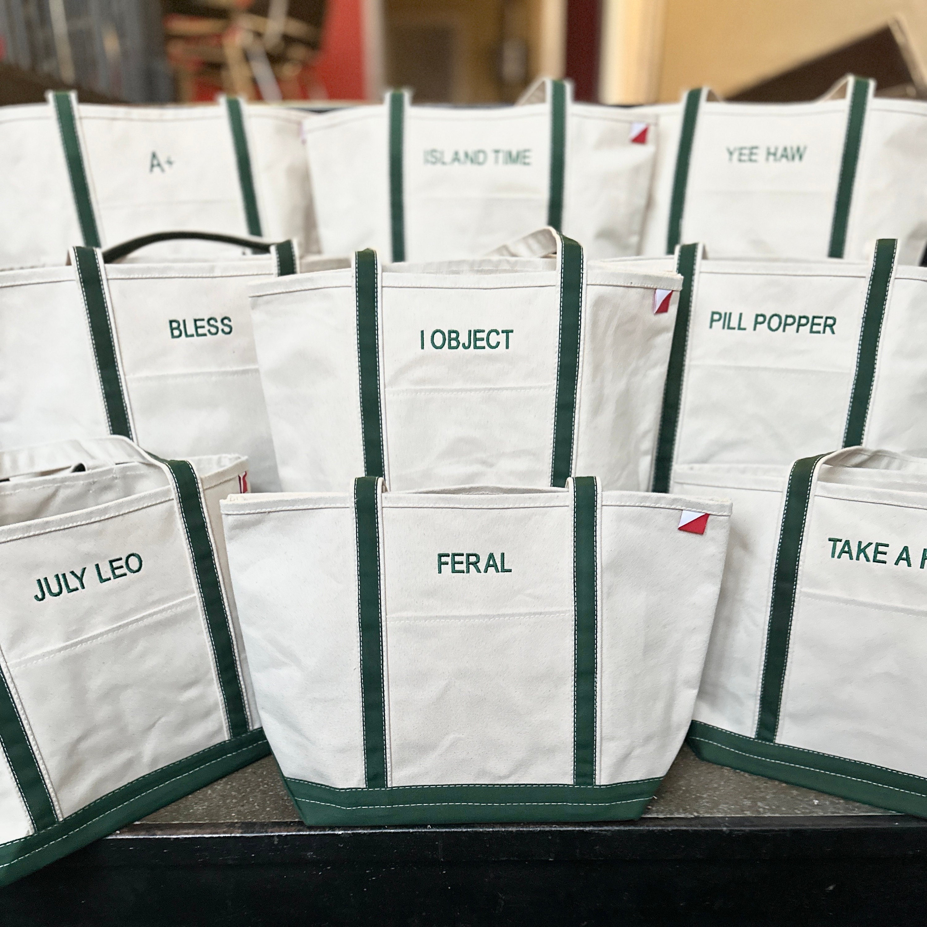 Ll bean tote bag Etsy