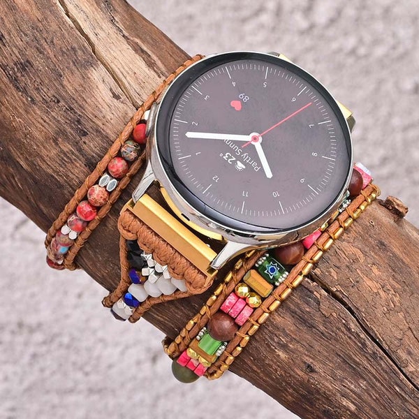 Beaded Watch Band Etsy