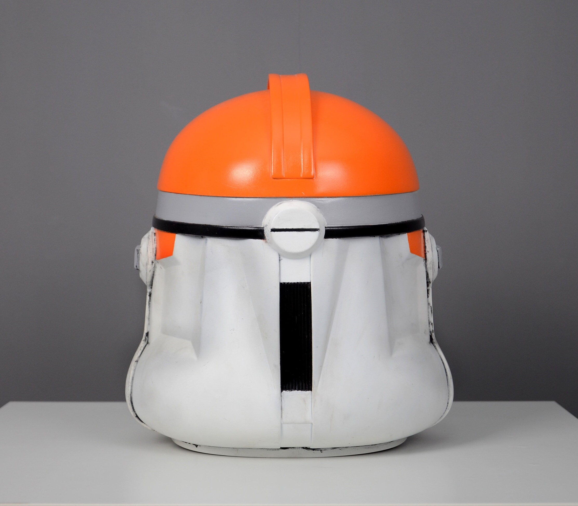 332nd helmet Ahsoka Clone trooper helmet Star Wars. Orange. Etsy