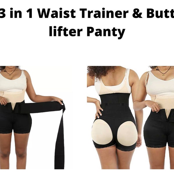 3 In 1 Butt Lifter and Waist trainer Panty