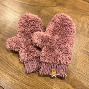 Faux Fur Mittens