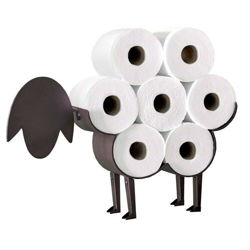 Standing Dog Toilet Paper Holder Wall Storage Small Space Etsy