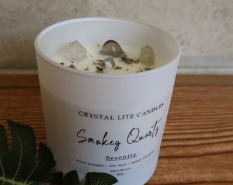 Zodiac Horoscope Astrology Sign Crystal Candle Intuition | Etsy