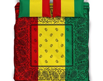Rasta Duvet Cover Etsy