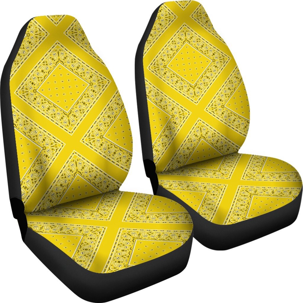 Yellow Car Seat CoversBandana Car Seat CoversYellow Etsy