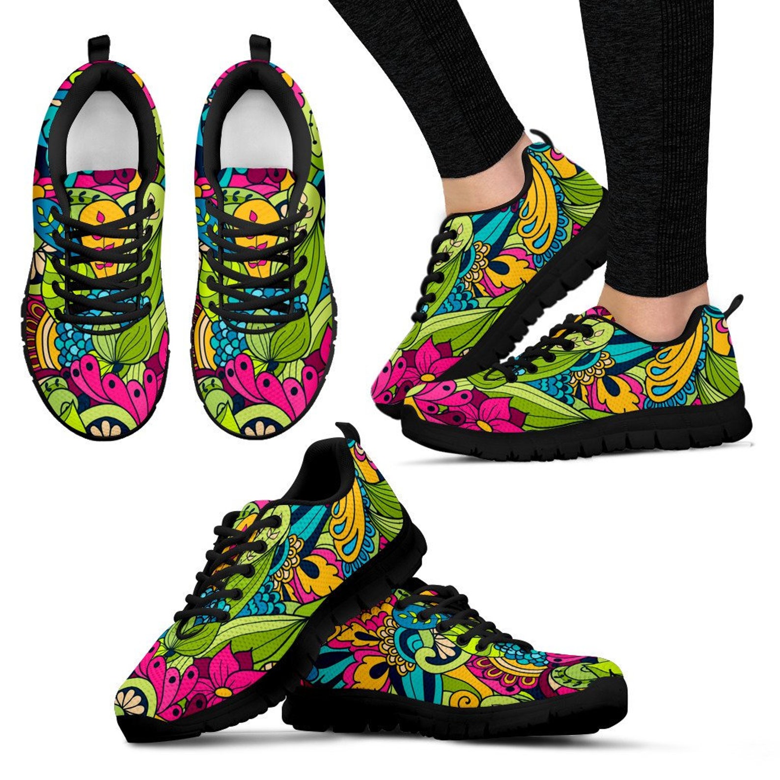 Colorful SneakersWomen's SneakersCanvas Shoes Womens Etsy