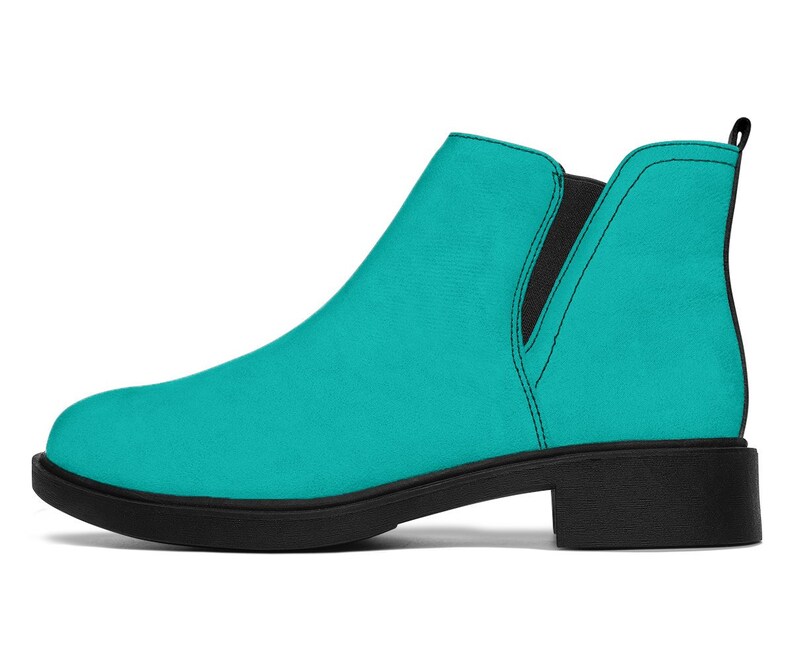 Psychedelic boots Girl boots Boho boots Blue Girl Women/'s boots Vegan boots Suede BootsCombat boots Bohemian Boots