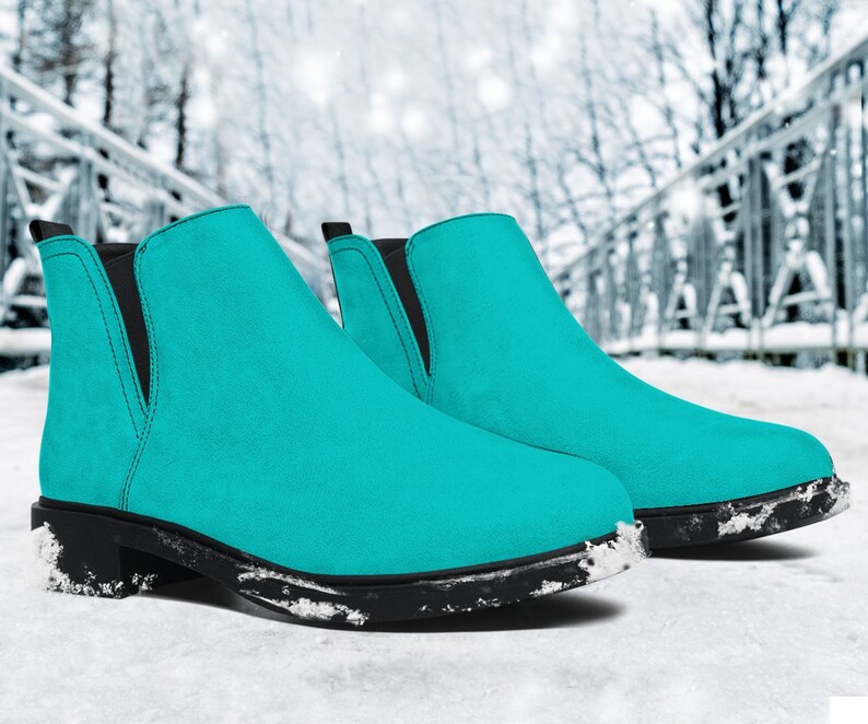 Psychedelic boots Girl boots Boho boots Blue Girl Women/'s boots Vegan boots Suede BootsCombat boots Bohemian Boots