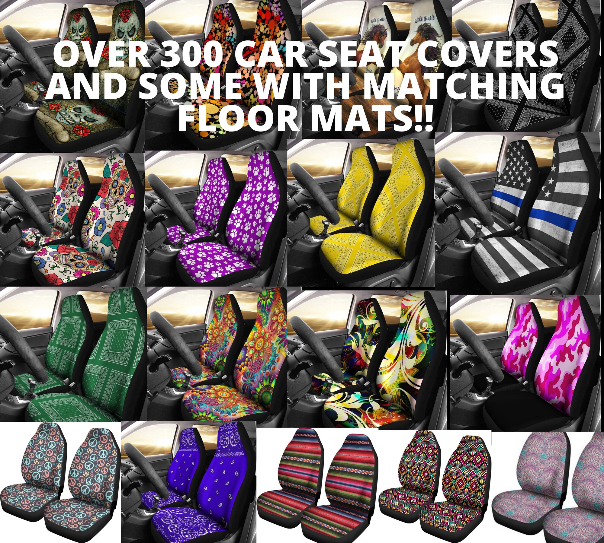 Discover Mandala Car seat cover
