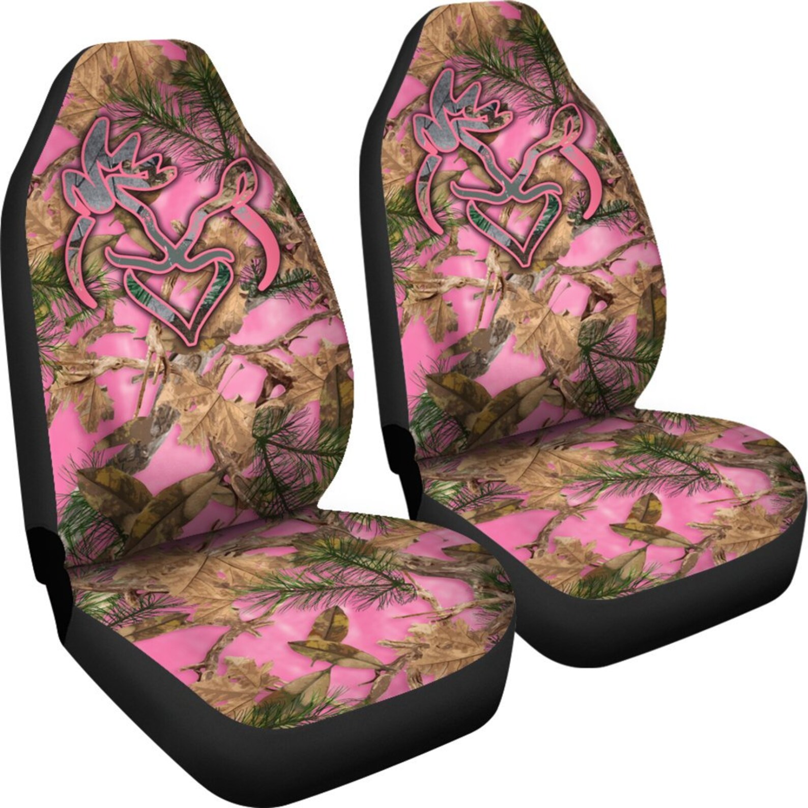 Pink Camo Car Seat Cover Buck Car Seat CoverCamo Car Seat Etsy