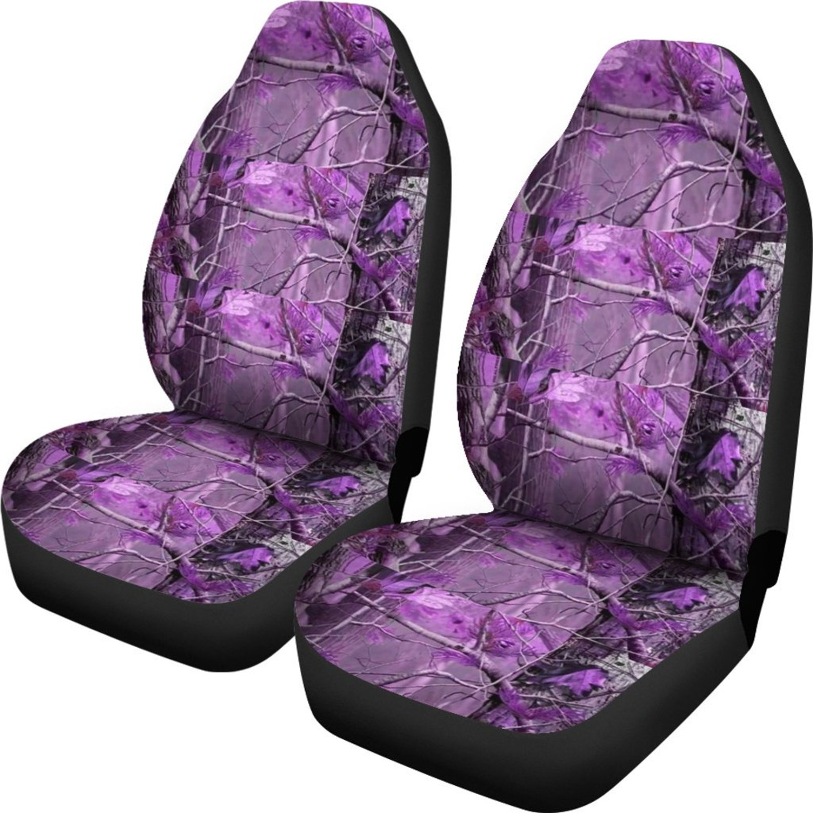 Purple Camo Car Seat CoversCar Seat Covers 2 Front Seat Etsy