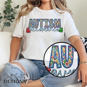 Autism Acceptance Puzzle Piece Digital Download