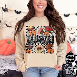 Tricotri with Candies PNG Digital Download