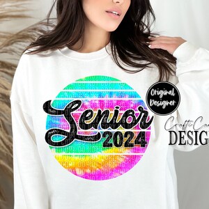 Senior 2024 Tie Dye Digital Download