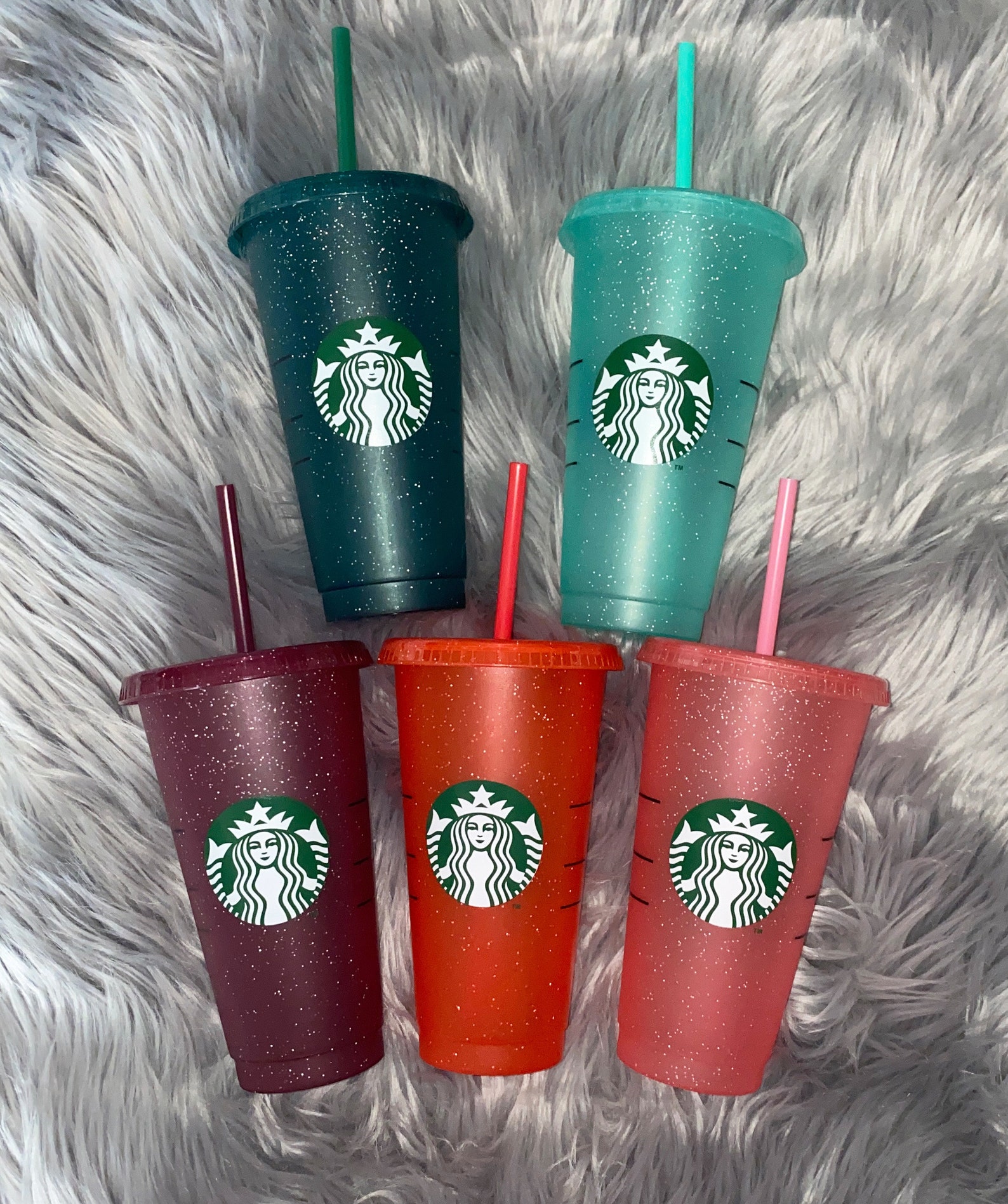 24oz Plain Starbucks Cold Cup Etsy