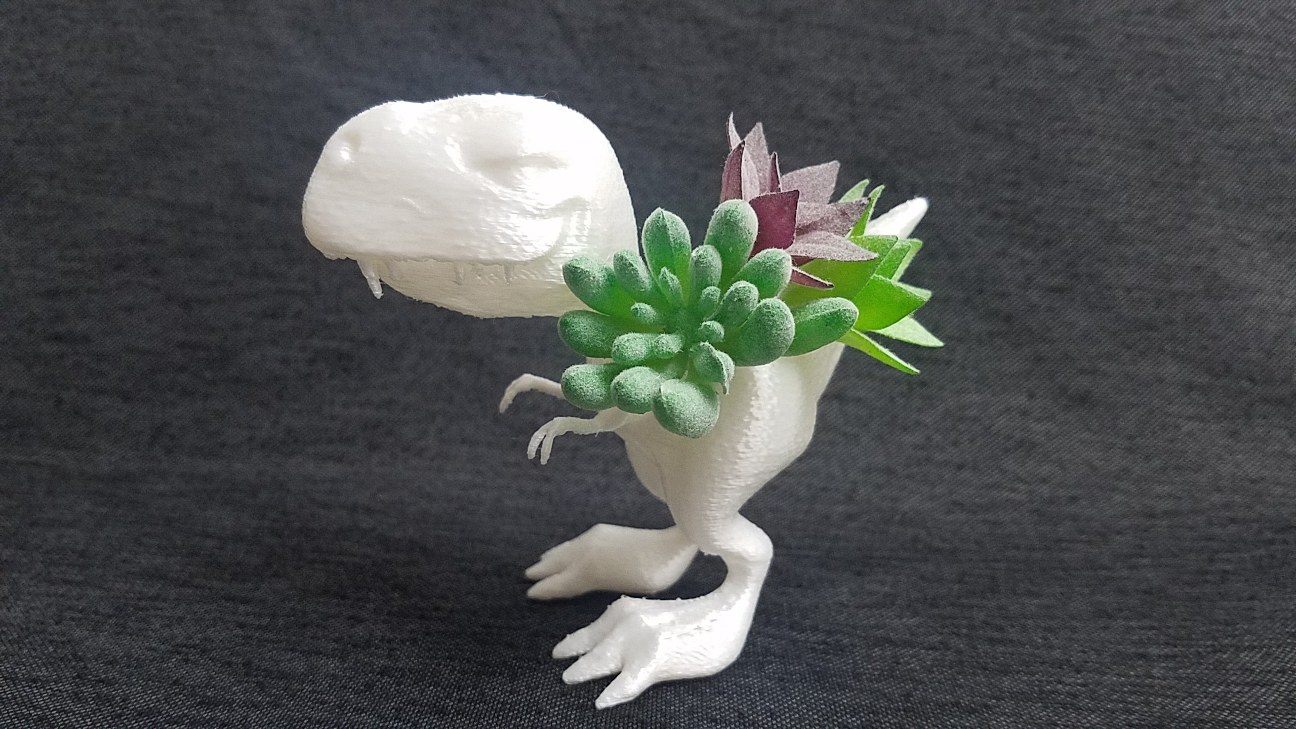 3D printed Cute dinosaur planter Pot dinosaur planter Etsy