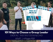 Team Building Activites Digital | How to Choose a Group Leader Activity | Group Game Activity | Instant Download | Employee Training Tools
