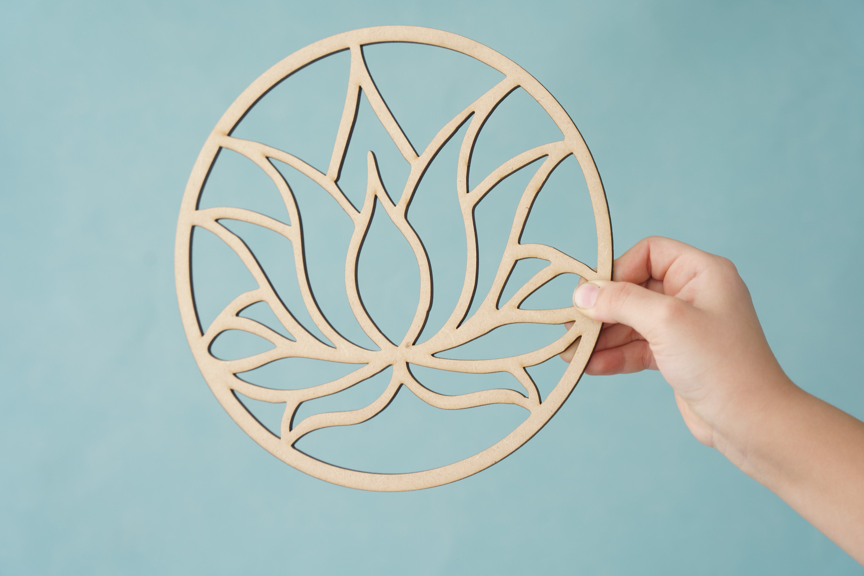 Lotus Flower Laser Cut Lotus Flower SVG Lotus Flower Etsy