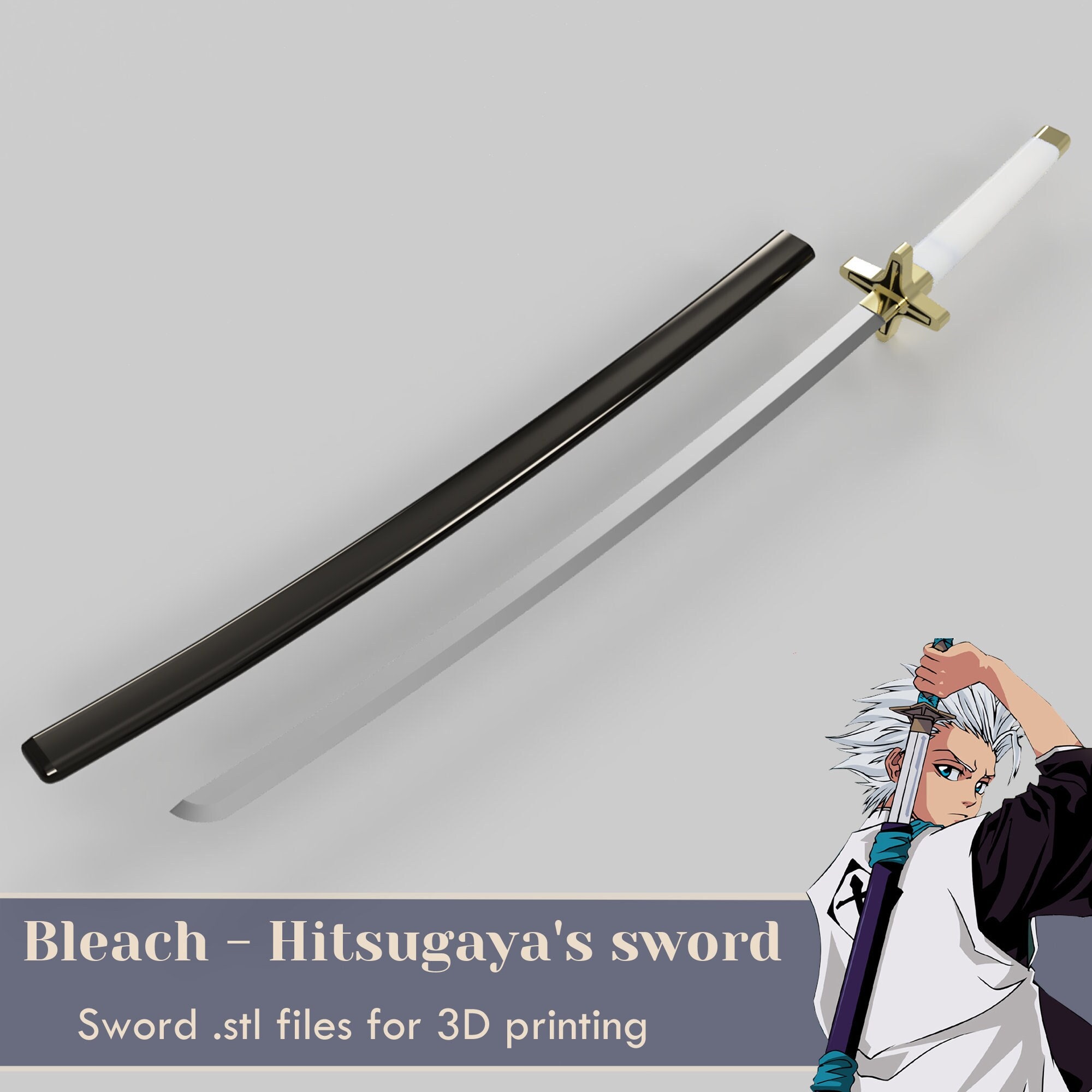 KATANA BANKAI FULLBRING ICHIGO - BLEACH IN STAINLESS STEEL 440