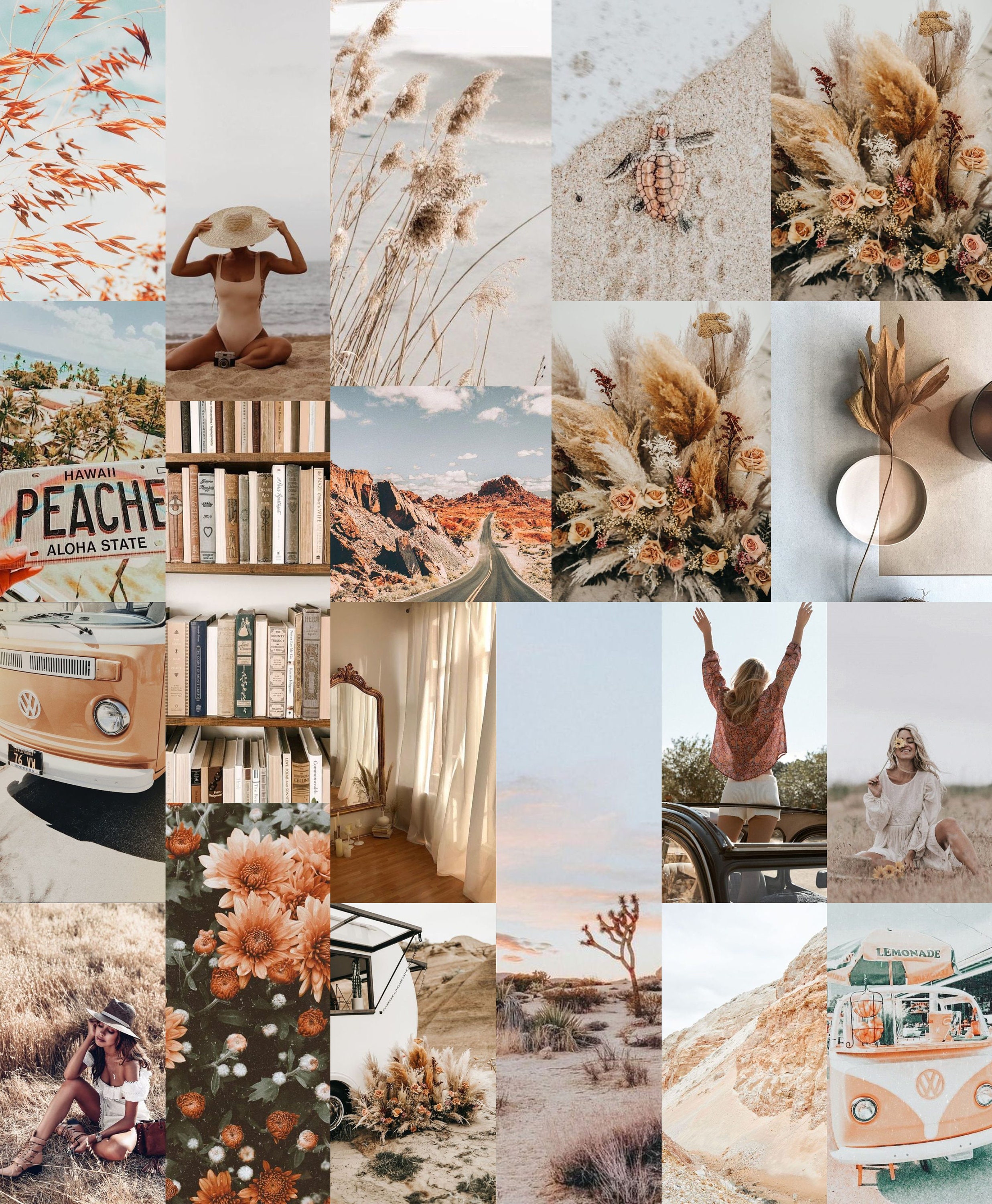 Boho Aesthetic Wallpaper Collage