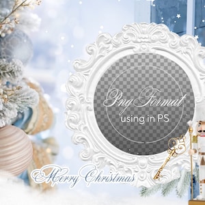 Weihnachten Overlays Winter Hintergrund Nussknacker Clipart DIGITAL OVERLAY