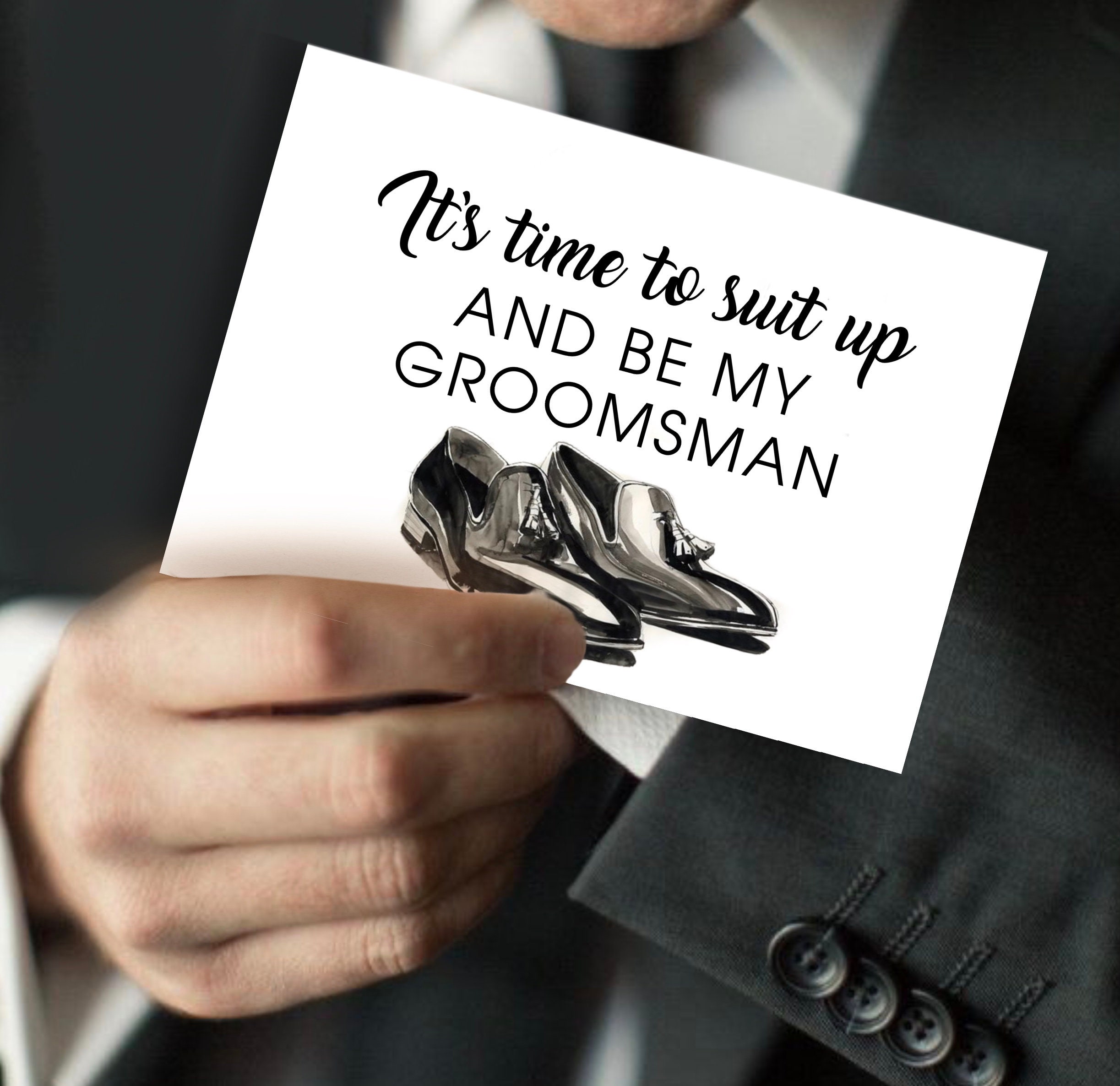 Groomsman proposal Groomsman card groomsmen proposal set 2 | Etsy