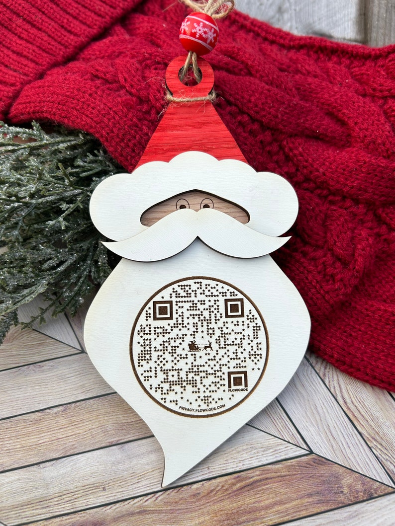 Santa Tracker QR Code Digital File SVG Etsy